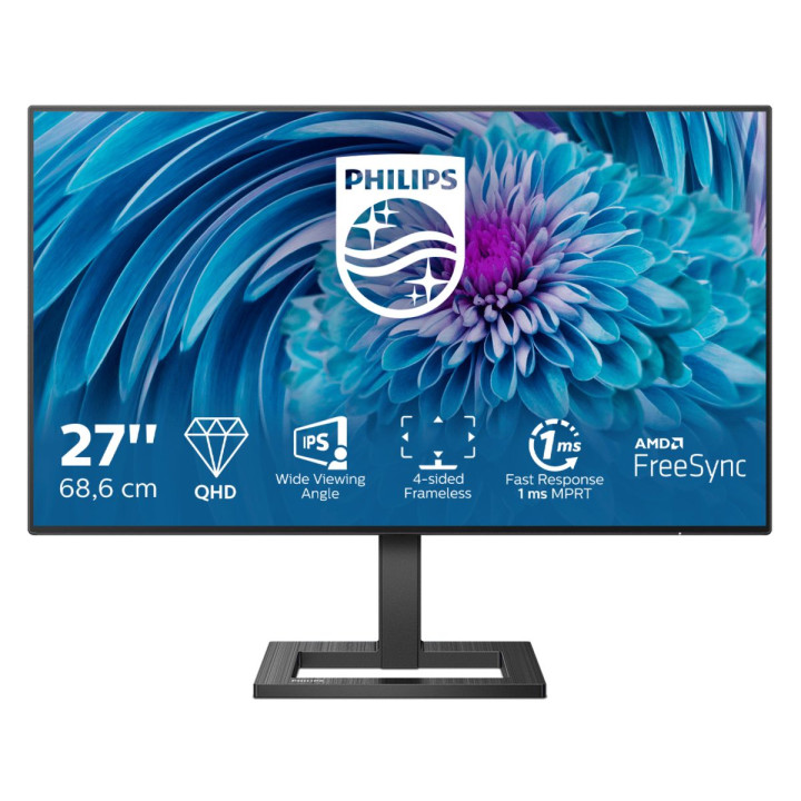 PHILIPS 27  GAMING MONITOR IPS QHD FREESYNC 75HZ 1MS